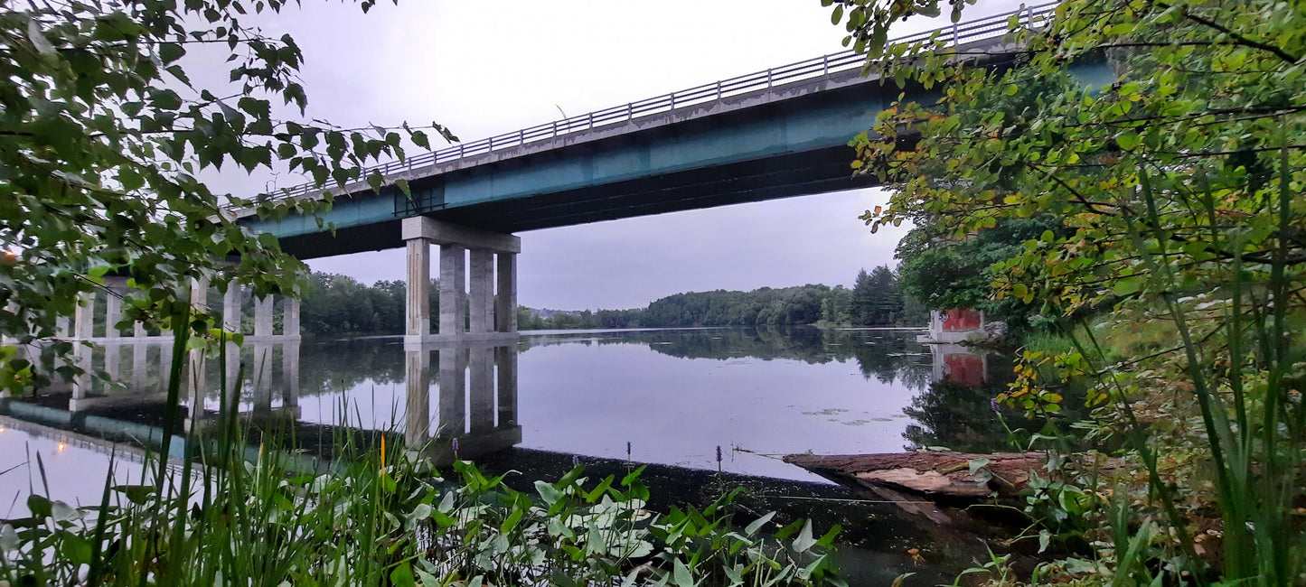 Trouve La Pluie Du 18 Août 2021 6H15 (Vue K1) Pont Jacques Cartier De Sherbrooke Et Rivière Magog